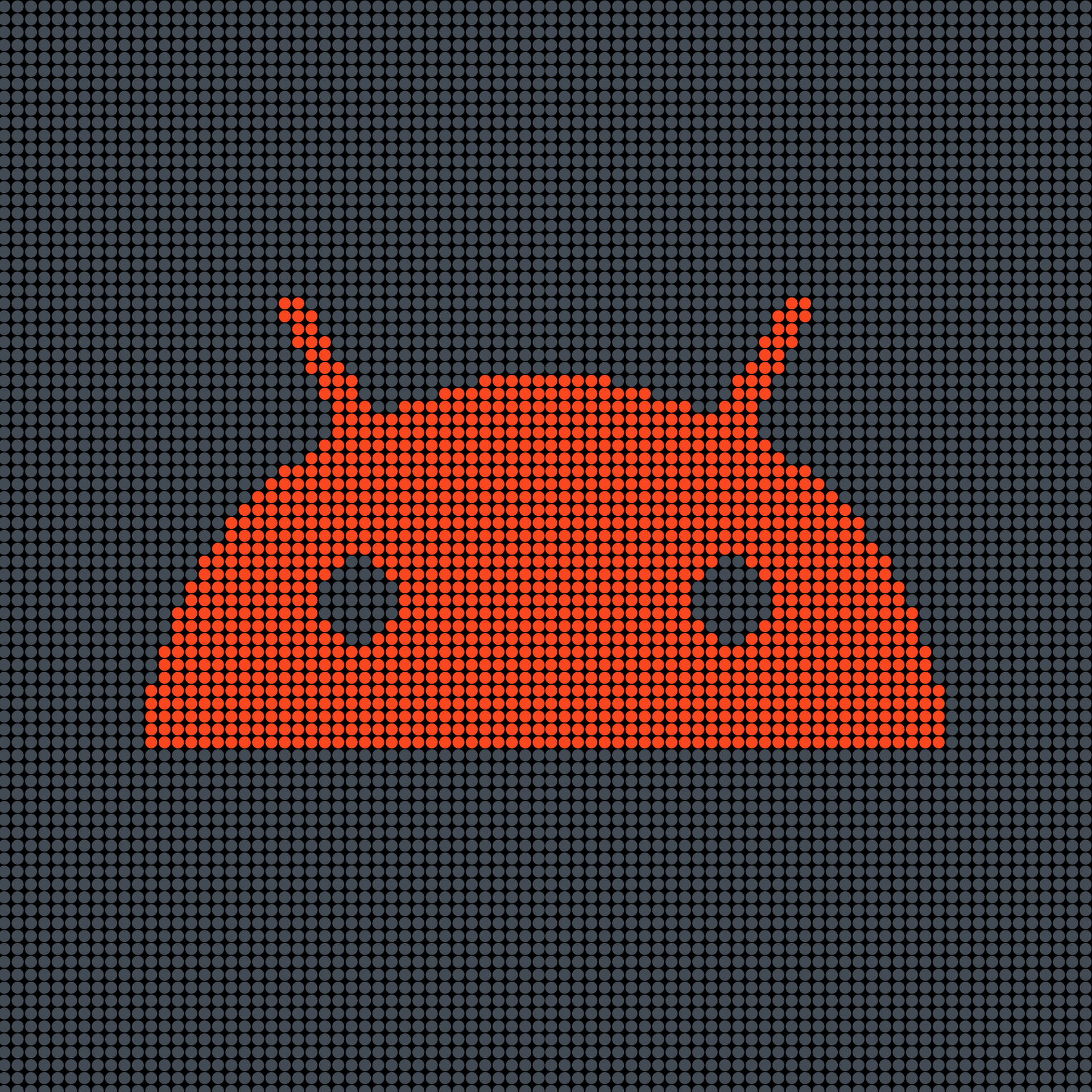 a pixelated image of a robot
