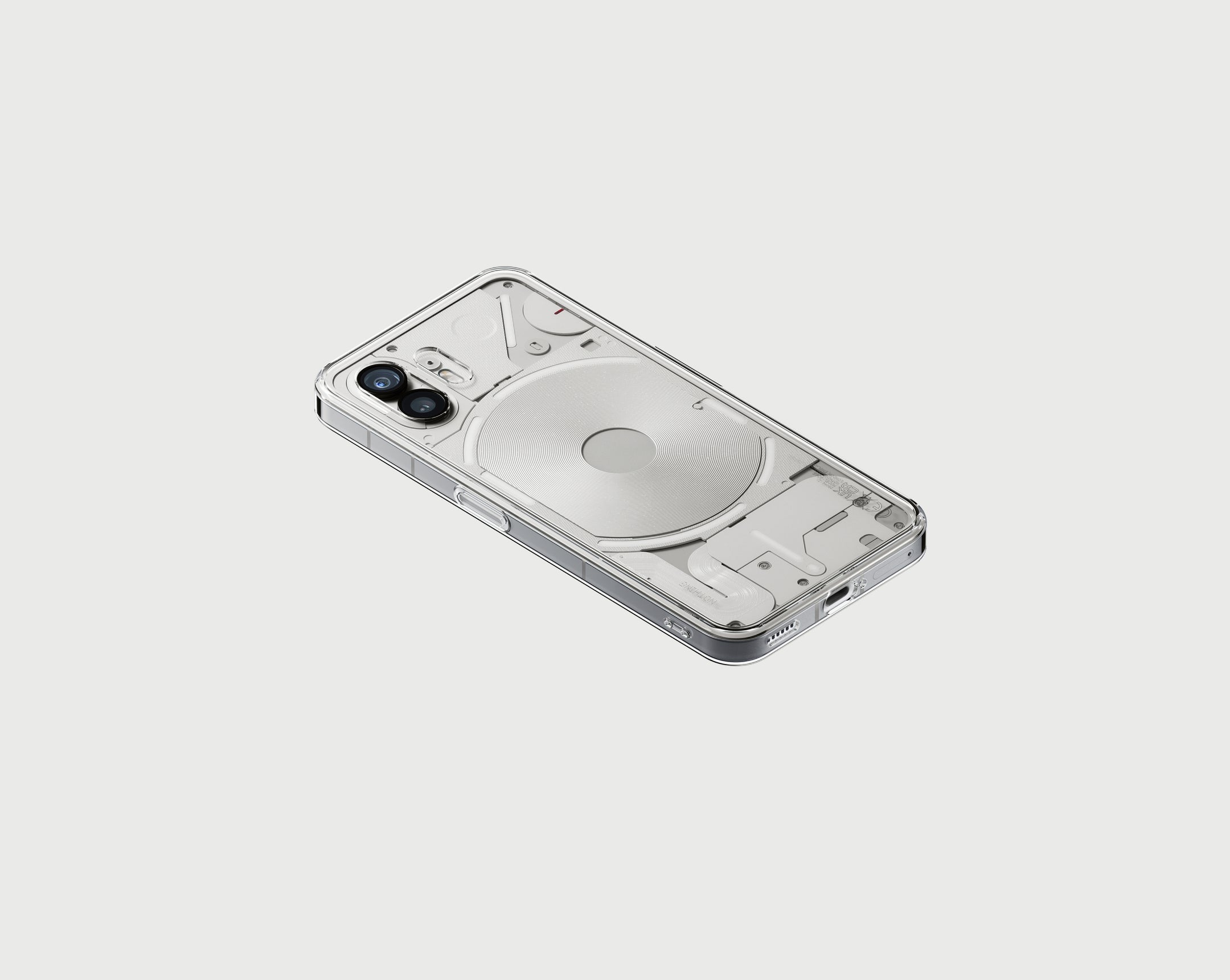 Schutz Handy Hülle für Nothing Phone 2 Case Cover Bumper Etuis Carbon  Backcover